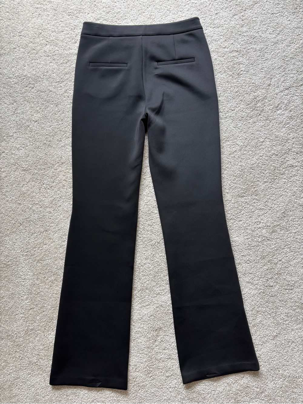 Good American Scuba Boss Straight Trouser Black Size 8 - Picture 10 of 11